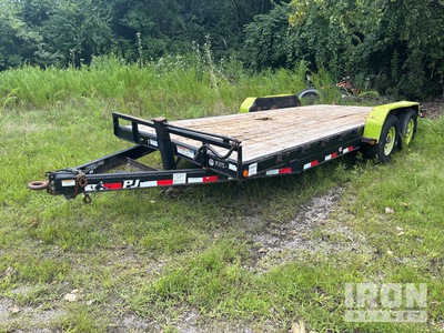 2019 PJ Equipment 20 ft T/A Equipment Trailer