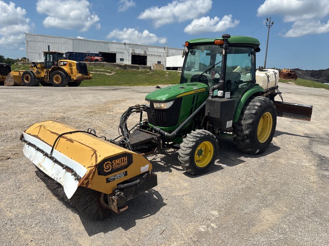 2017 John Deere 4052R Broom Tractor