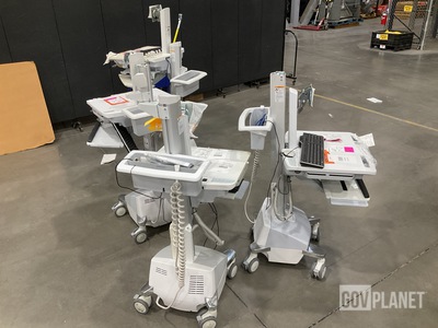(4) Ergotron Mobile Workstation Carts
