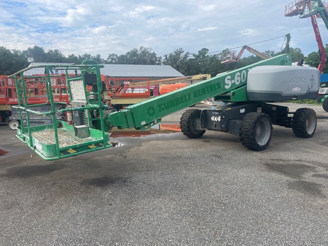 2015 Genie S-60X 4WD Diesel Telescopic Boom Lift