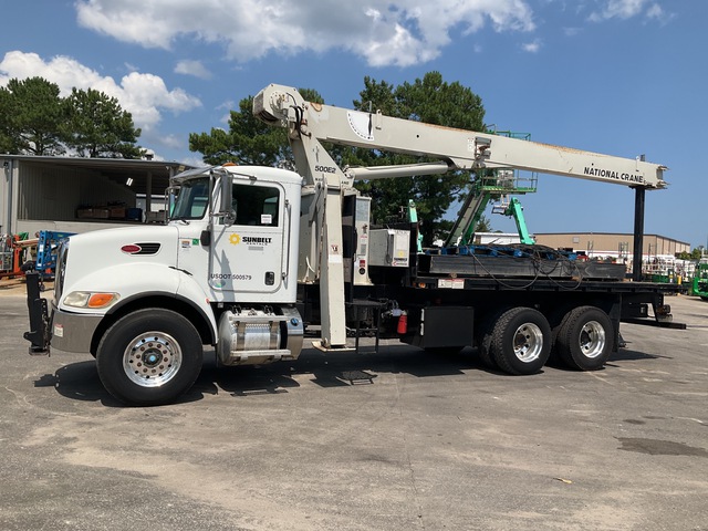 National 500E2 36000 lb Straight Boom on 2014 Peterbilt 348 6x4 Boom Truck