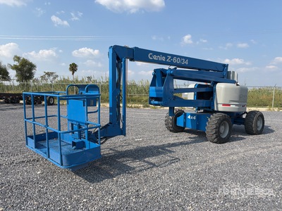 1999 Genie Z60/34 RT 4WD Gasoline Elevador Articulado / Knikarmhoogwerker