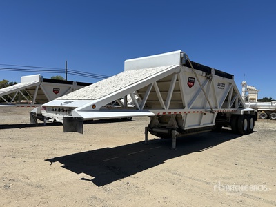 2024 Brazos 40 PITBOSS 40 ft T/A Belly Dump Trailer