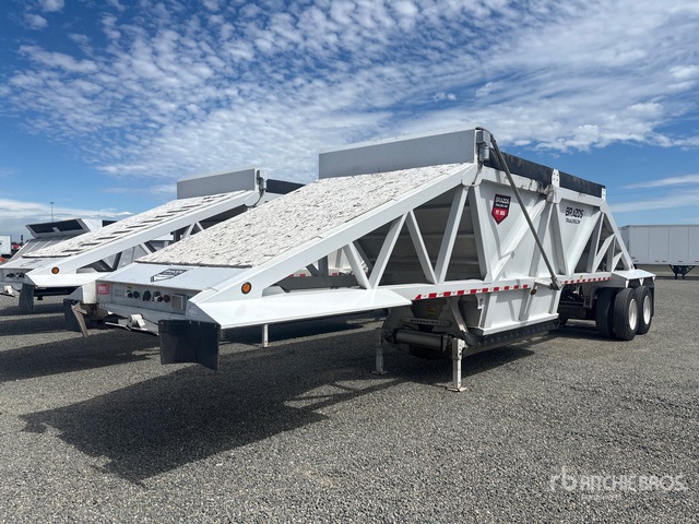 2024 Brazos 40 PITBOSS 40 ft T/A Belly Dump Trailer