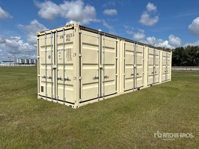 2026 40 ft High Cube Multi-Door Storage Container