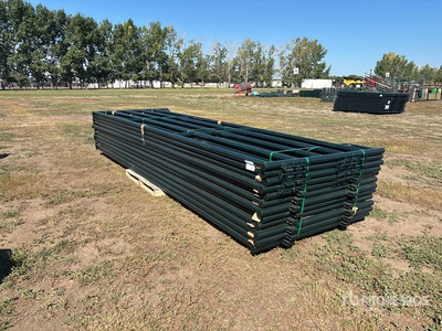 Quantity of (12) 2026 BYT MSP160 16 ft x 5 ft Magnum Ranch شبكات سلكية لإبقاء الحيوانات (Unused)
