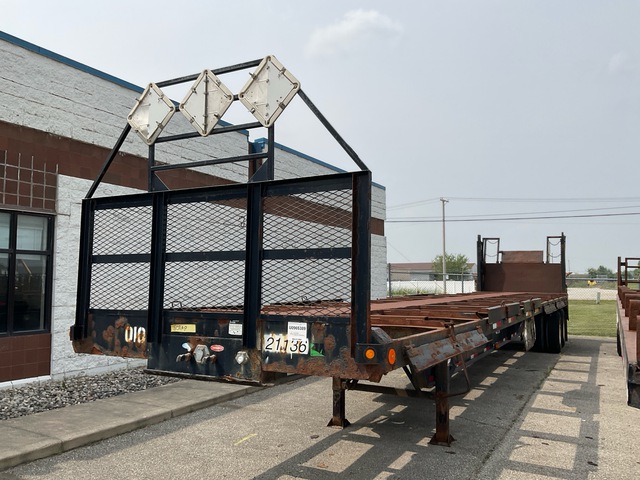 2011 John Evans 45 ft T/A Flatbed Trailer