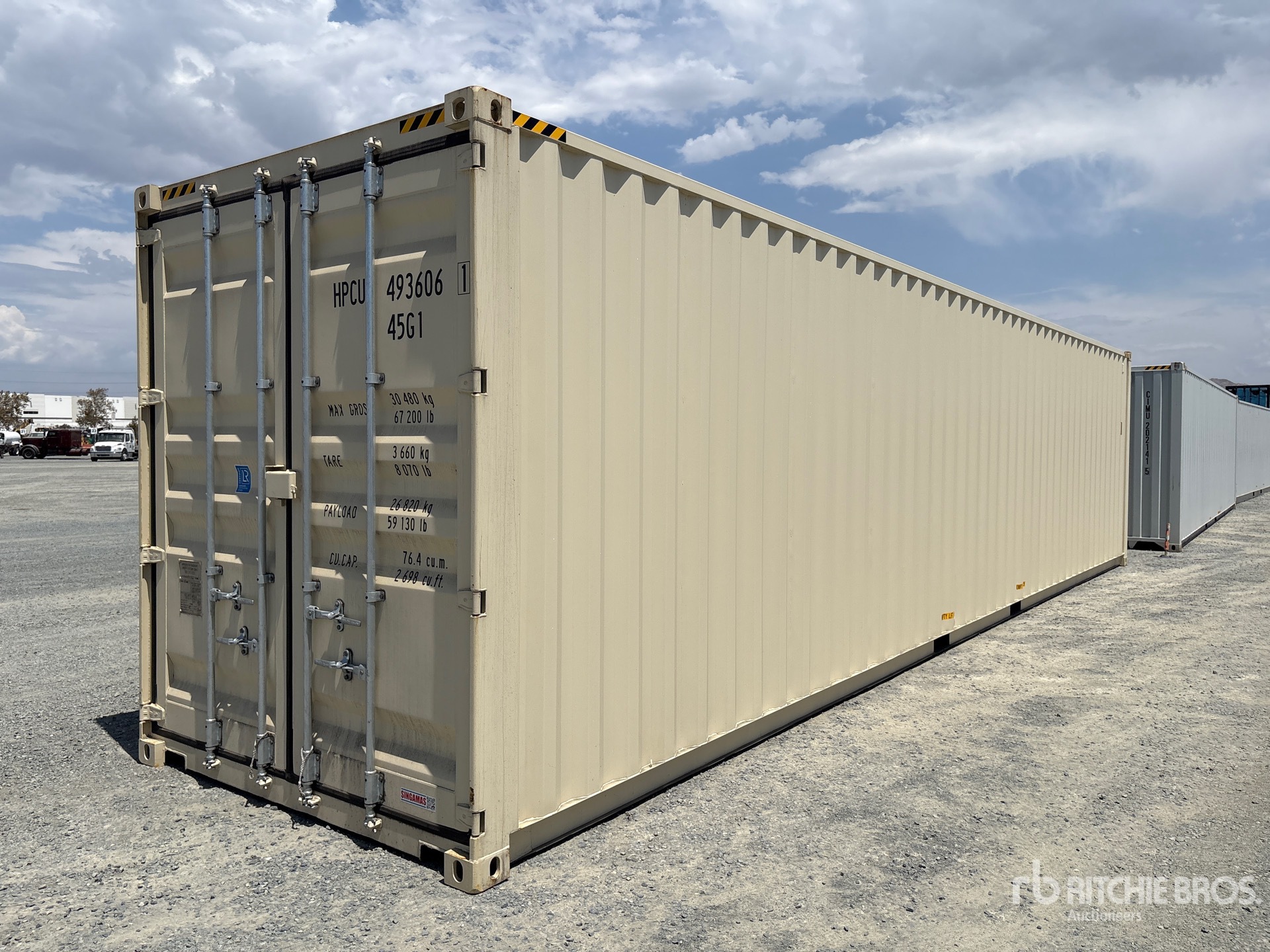 2025 40 ft High Cube Storage Container