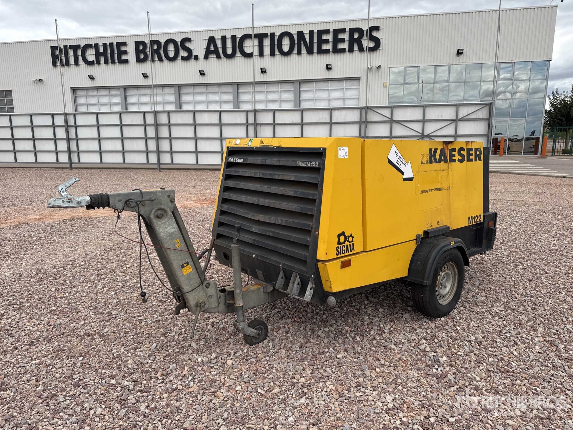 2008 Kaeser M122 Mobile Compresseur A Air Air Compressor (Inoperable)