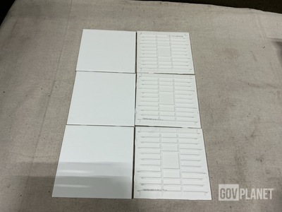 (1,250) Daltile 0100661P4 6 X 6 White Wall Tiles