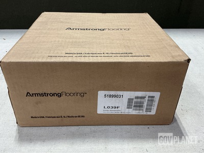 (585) Armstrong 51899031 Cool White Vinyl Floor Tiles