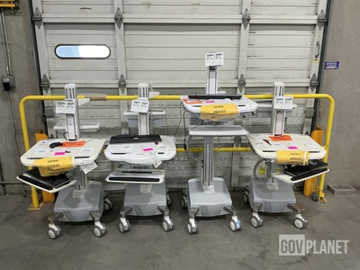 (4) Ergotron Mobile Workstation Carts