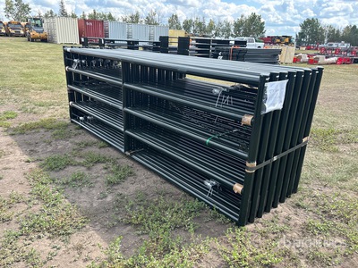 Quantity of (16) 2026 BYT MRG120 12 ft x 4 ft Steel Heavy Duty Magnum Ranch Livestock Gate (Unused)