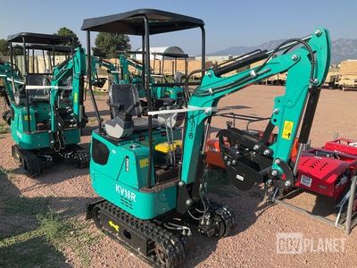 2026 CFG KV16R Mini Excavator - Unused