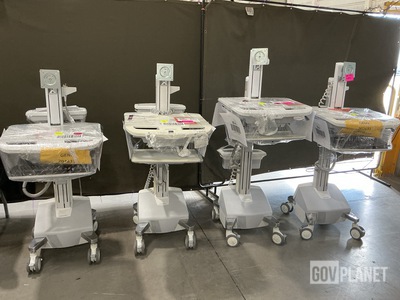 (4) Ergotron Mobile Workstation Carts
