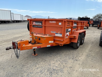 2018 Snake River 10 ft T/A Dump Utility Trailer