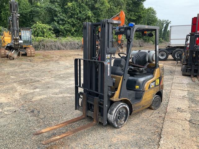 2020 Cat 2C5000 4750 lb Cushion Tire Forklift