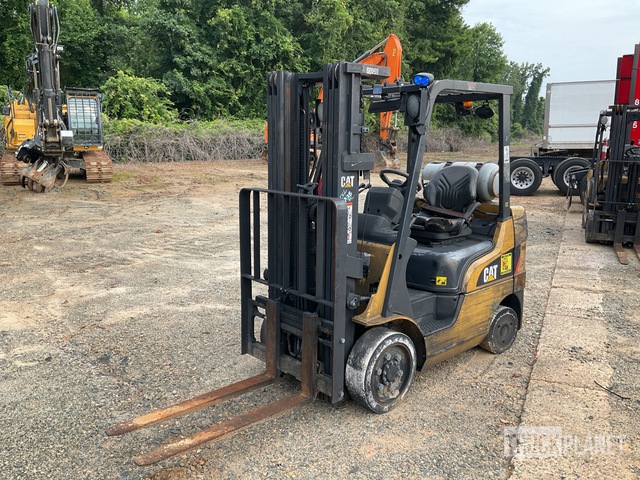 2020 Cat 2C5000 4750 lb Cushion Tire Forklift