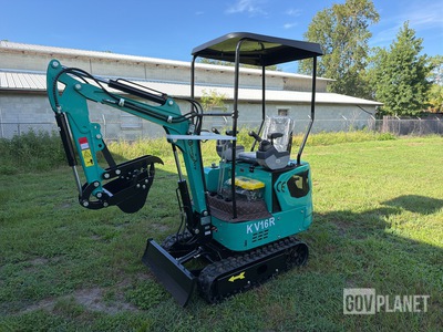 2026 CFG KV16R Mini Excavator - Unused