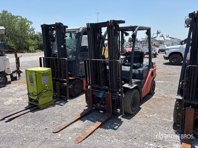2021 Toyota 8FDU25 4850 lb Pneumatic Tire Forklift