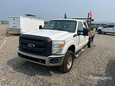 2012 Ford F-350 XL 4x4 Crew Cab Flatbed Truck (Inoperable)