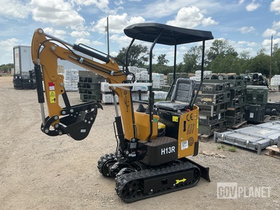 2026 CFG H13R Mini Excavator - Unused