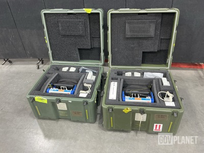 (4) Zoll M Series Defibrillator Monitor-Recorder w/Cases