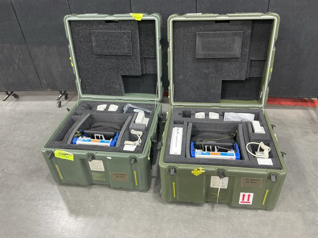 (4) Zoll M Series Defibrillator Monitor-Recorder w/Cases