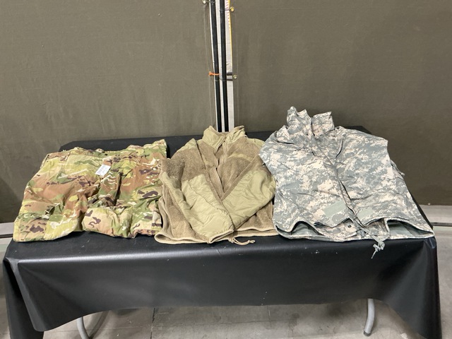 (12) Cold Weather Jackets, (14) Cold Weather Parka & Assorted Items