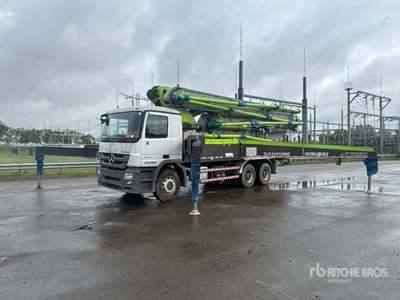 2020 Zoomlion 49X-6RZ on 2019 Mercedes-Benz Actros 3341E5 6x4 W/ Zoomlion Concrete Pump Truck