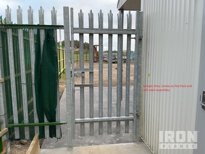 Paramount Steel Fencing UK 1 m Pedestrian Access Gate (Unused)