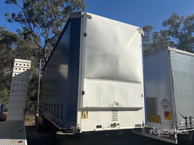 2008 Vawdrey 8.2 m Tri/A B-Double Lead Remolque con Lona