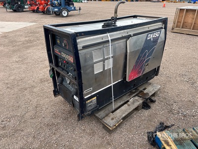 2013 Lincoln DX450 Multi-Process 500 A Skid-Mounted Multi-Process Soudeuse à moteur