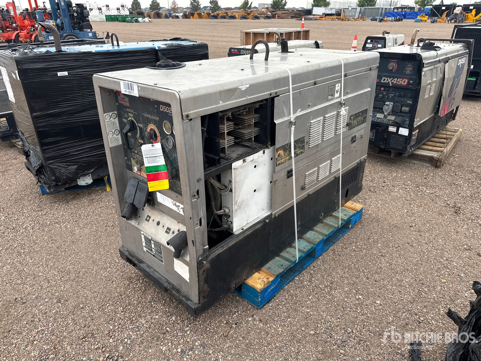 Miller D502K 5+4 525 A Skid-Mounted Multi-Process Engine Driven Welder