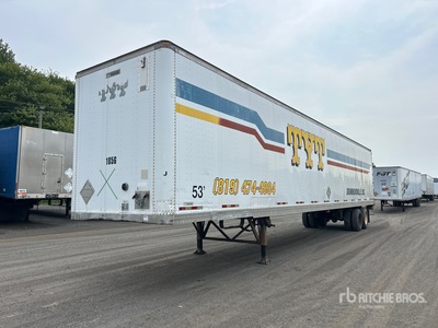 1998 Manac 94253 53 ft x 102 in T/A Remorque fourgon