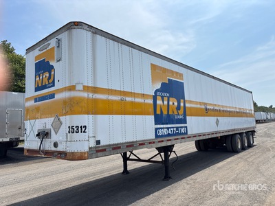 1995 Trailmobile 53 ft x 102 in Tri/A Gesloten aanhangwagen