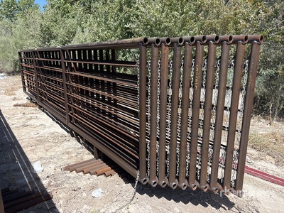 Quantity of (10) Lone Star 24 ft x 5 ft Vee Paneel (Unused)