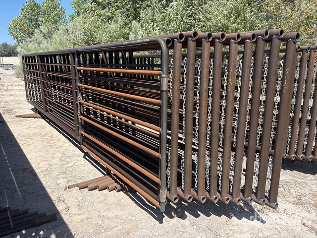 Quantity of (10) Lone Star 24 ft x 5 ft Livestock Panel (Unused)