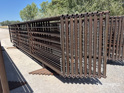 Quantity of (10) Lone Star 24 ft x 5 ft Vee Paneel (Unused)