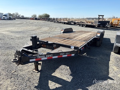 2008 Trail King TKT12U-202 7000 lb 20 ft T/A Remorque à plateau