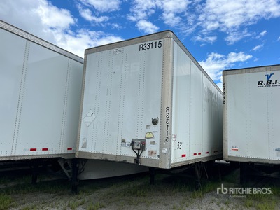 2013 Wabash 53 ft x 102 in T/A DVCVHPC Geschlossene Anhänger