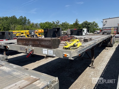 1998 Benson AF489650 Flatbed Trailer