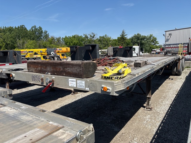 1998 Benson AF489650 Flatbed Trailer