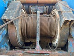 Superstructure de la grue with Tambours de palan et de bras
