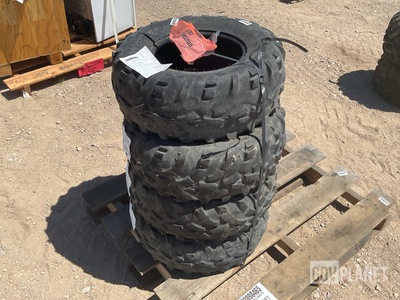 (4) Carlisle 25x10.00-12 NHS Tires