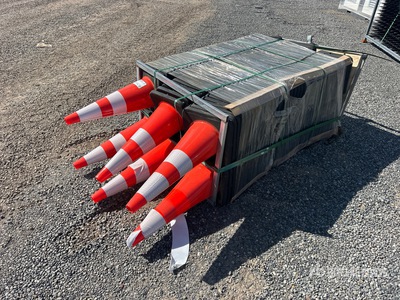 Quantity of (250) 2026 Greatbear Safety Highway Traffic Cones (Unused)