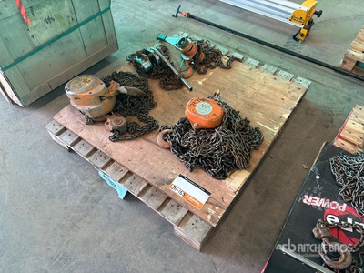 Quantity of (4) Miscellaneous Chain Hoists