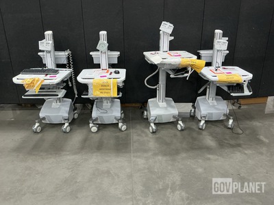 (4) Ergotron Medical Carts