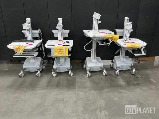 (4) Ergotron Medical Carts