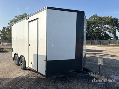 2025 Rock Solid Cargo 16 ft T/A Remolque Cerrado